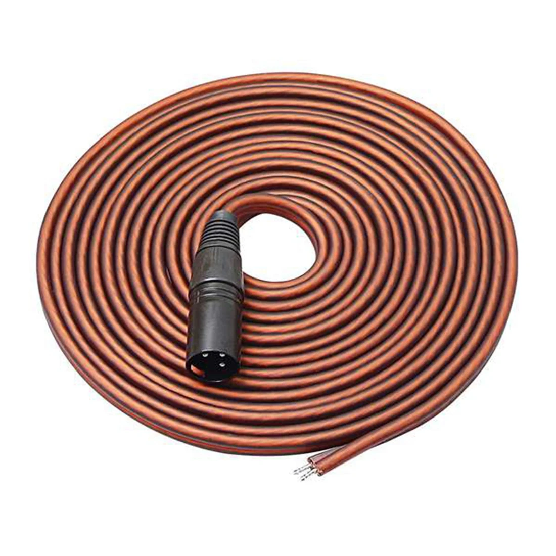 Cable de altavoz XLR chapado en oro, conector macho de 3 pines, Cable desnudo de altavoz a enchufe XLR, Cable de Audio de repuesto, extremo abierto