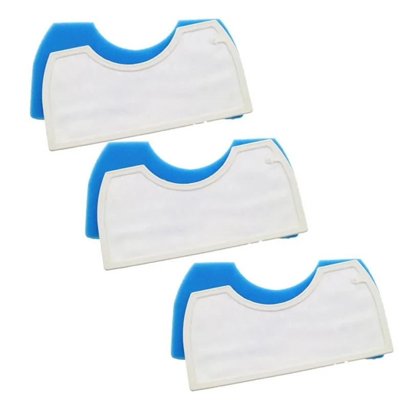 Retail Blue Sponge Hepa Filter Kit For Samsung DJ97-01040C SC43 SC44 SC45 SC47 Series Robot Vacuum Cleaner Parts Accessory