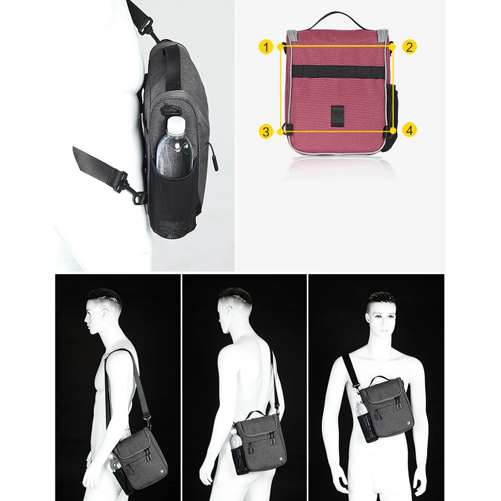 

Bike Handlebar Bag Large Capacity Front Pouch for Tools Bottle Compatible with Road Mountain Foldable Electric Bikes Storage