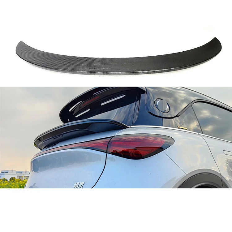 

Factory Sale imitate carbon fiber top wing Upgrade sport top wing Rear tailgate center rear spoiler For smart elf 2022+