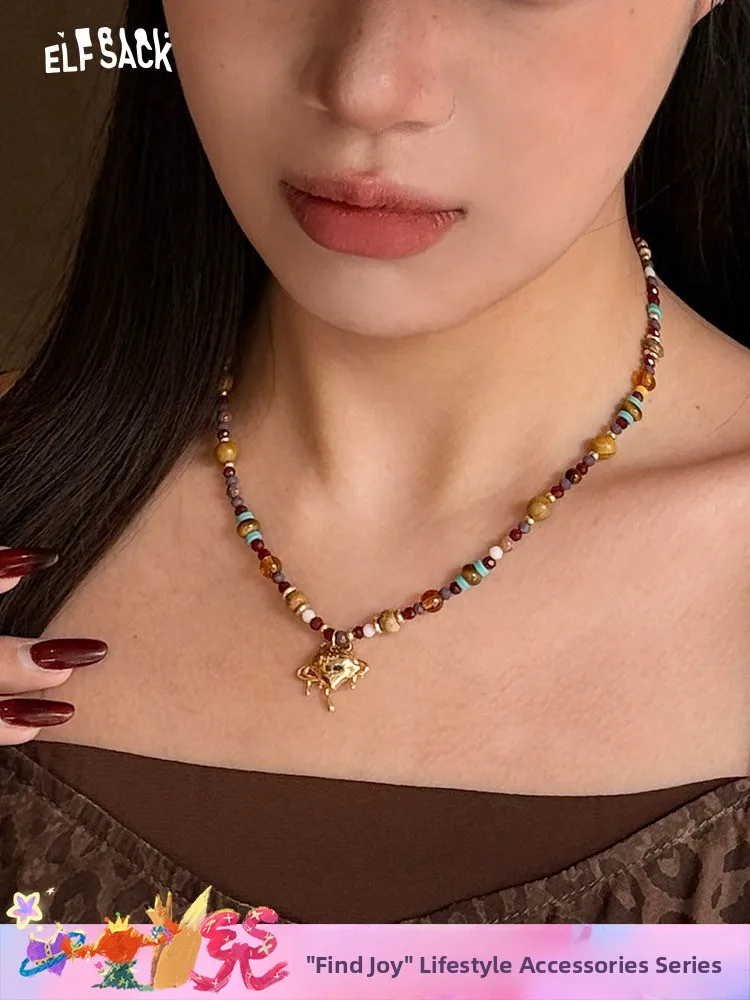 ボヘミアンハートペンダントネックレス女性のヴィンテージ鎖骨チェーンファッションジュエリー-elfsa-ブランド夏-2026-新着