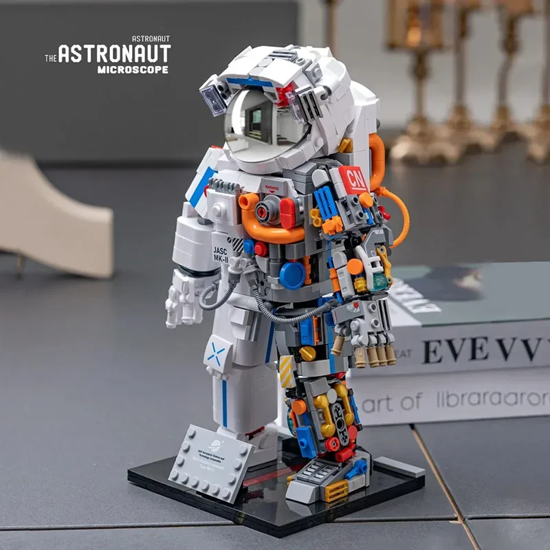 900PCS MOC Spaceman Astronaut Model Building Blocks Mechanical Exploring Adventure Assemble Bricks Puzzle Toy Christmas Gift Kid