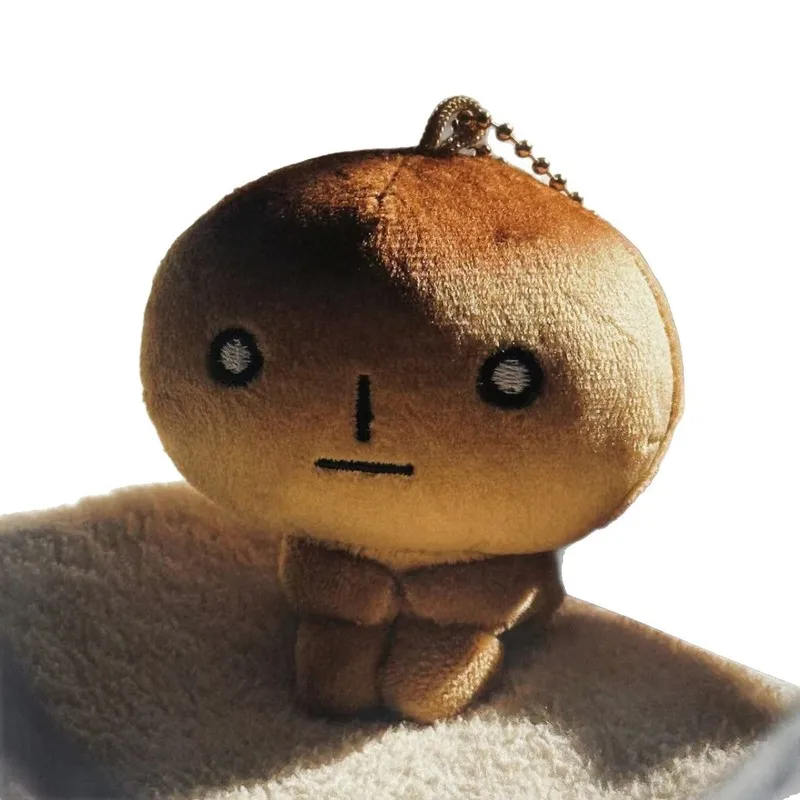 새로운 구운 토스트 열쇠고리 봉제 인형 리락쿠마 스미코 구르츠 시리즈 귀여운 봉제 동물 인형 수집용 팬들을 위한 선물