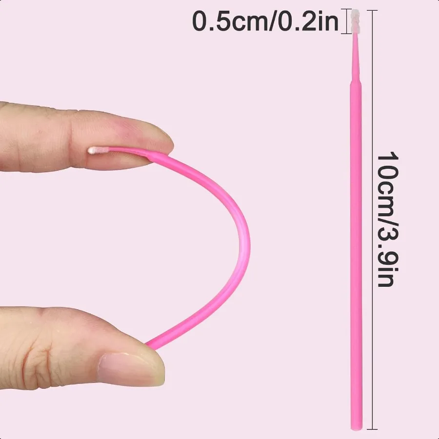 Micro Brushes Microswabs For Eyelash Extensions Makeup Lint Free Lip Micro Applicator Brush  Micro Swabs Eye Lash Mascara Wands