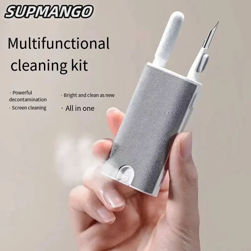 Q6Headphone Cleaning Pen Cleaning Tool Set Bluetooth Headphone Screen Cleaner Telescopic Dust Removal