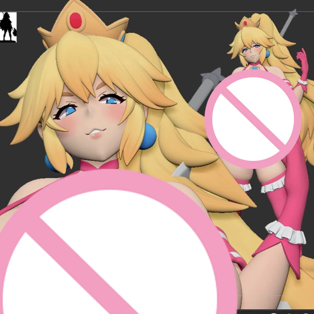 

1/24 3d Printing Model Kit Beauty Princesa Girl NSFW Anime Figure Model Kit DIY Miniature Reduction Statue Unpainted Toys
