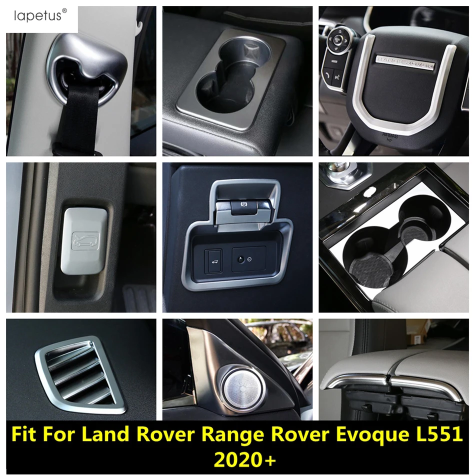 

Window Hook / Hand Brake / Seat Belt Buckle / Water Cup Cover Trim ABS Accessories For Land Rover Range Evoque L551 2020 - 2023