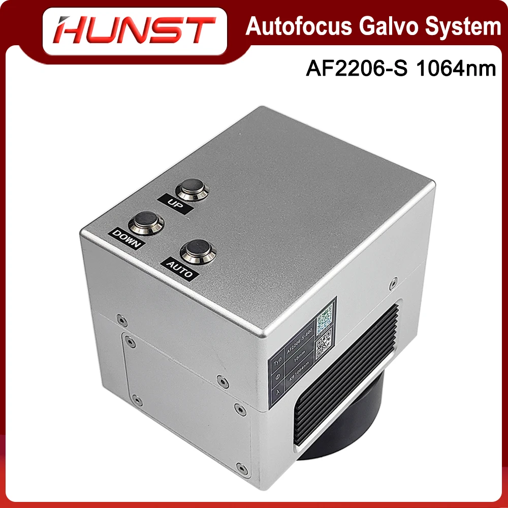 HUNST SINO-GALVO Autofocus Galvo System AF2206-S Fiber Laser Scanning Galvo Head Input Aperture 10mm for Metal Marking Machine.