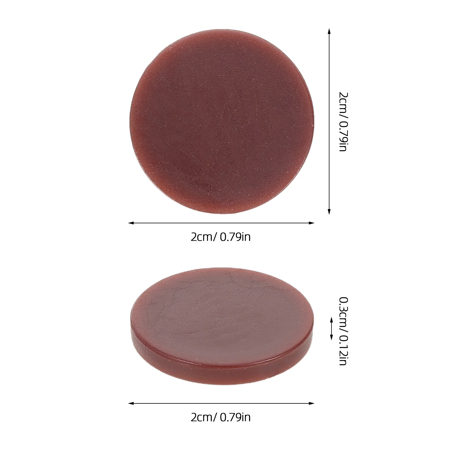 96Pcs Board Game Chess Pieces Tone Design Compatible with Checkers Backgammon Learning Tools for Tabletop Game