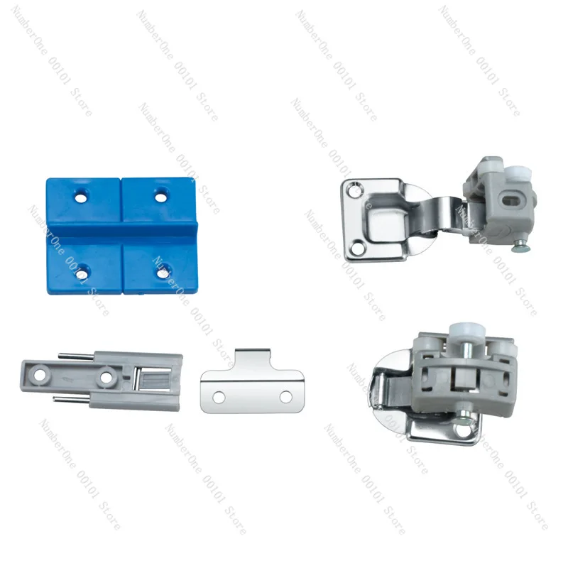Heavy Duty Folding Door Wheel Surface Mount Bracket for Wardrobe Closet Engineering Hardware