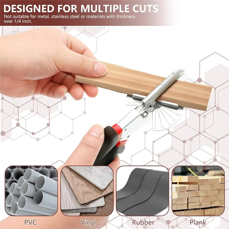 

AC88-Shears Cutter Tool Handheld High Carbon Steel Trunking Shears Forcutting Molding Trim