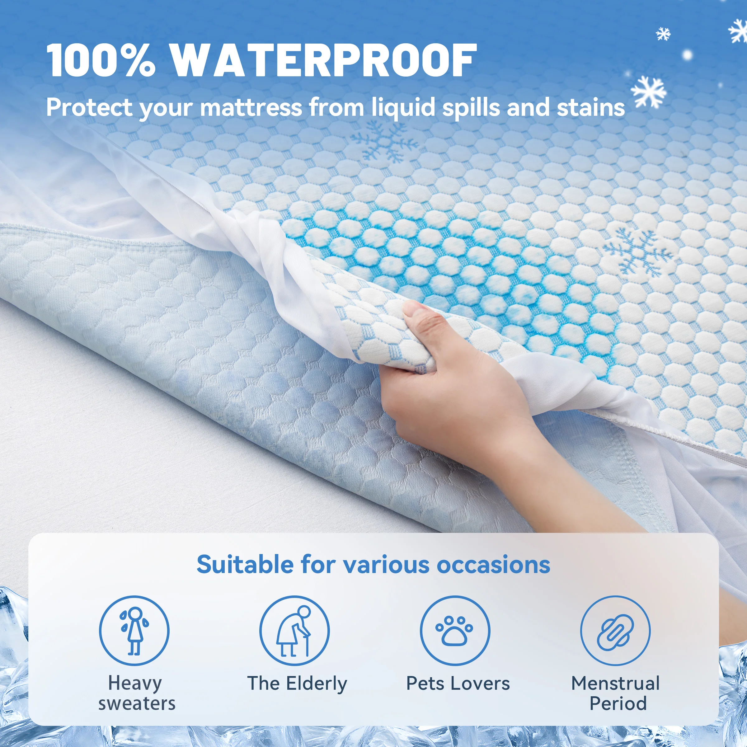 Waterdichte matrasbeschermer,  - Waterproof Mattress Protector Breathable recensie en prijs