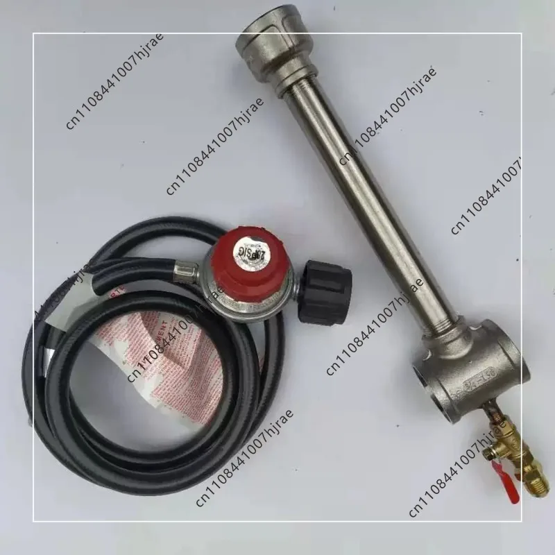Stainless Steel Burner With Pressure Regulator Valve, Accessory For Blacksmith Forge & Precious Metal Melting Furnace