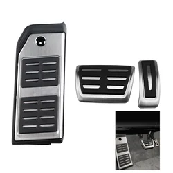Car Fuel Accelerator Brake Footrest Pedals Plate for Audi Q7 SQ7 Q8 2016-2019 for Porsche Cayenne 2018-2019 Car Accessories