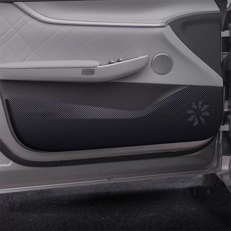 

For Changan NEVO A07 2023-2025 PU Leather Car Door Anti Kick Pad Protection Stickers Cover Protector Trim Film Auto Accessories