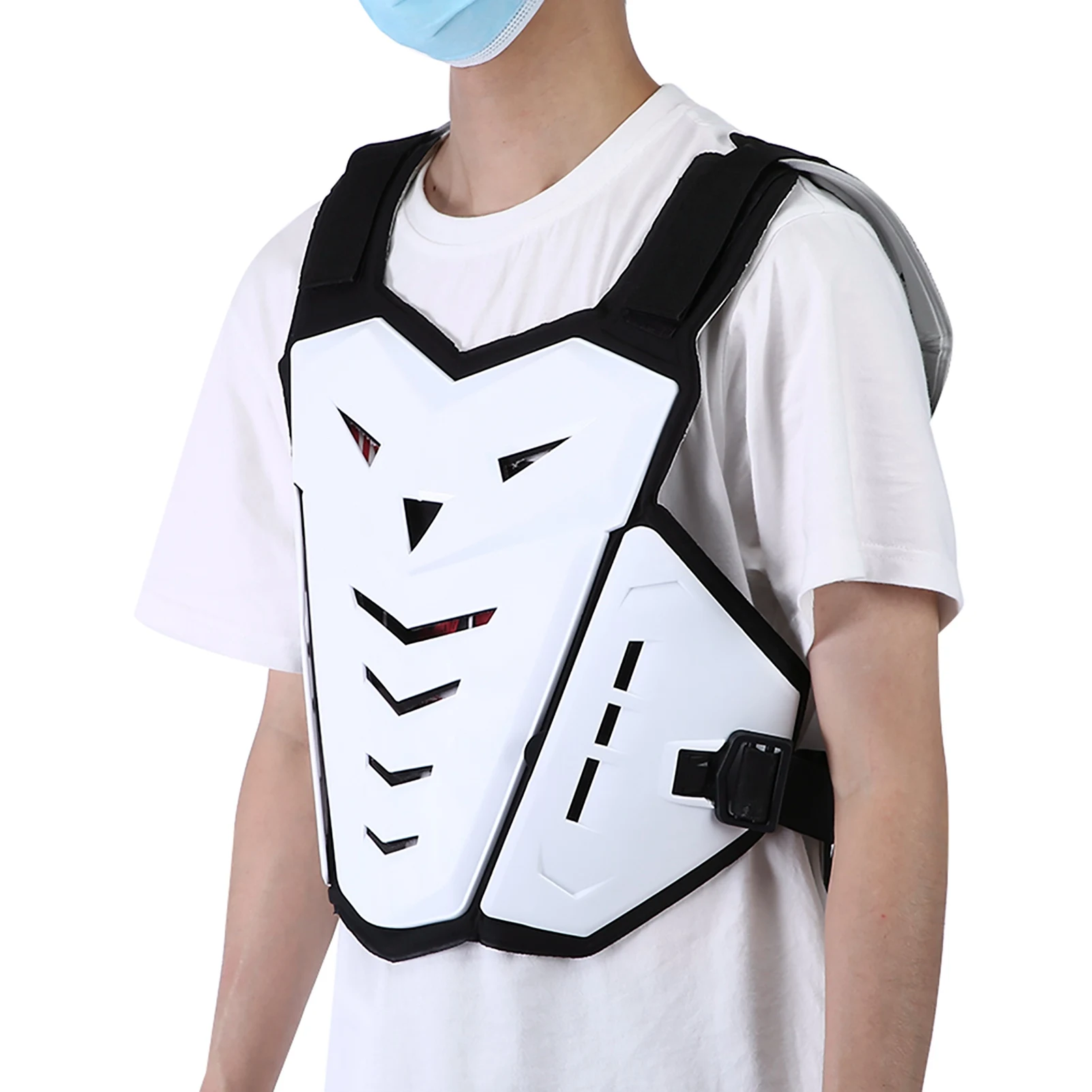 

Riding Body Protector Vest Protective Gear Motorcycle Vest Shockproof Breathable Chest Back for Riding Outdoor Sports