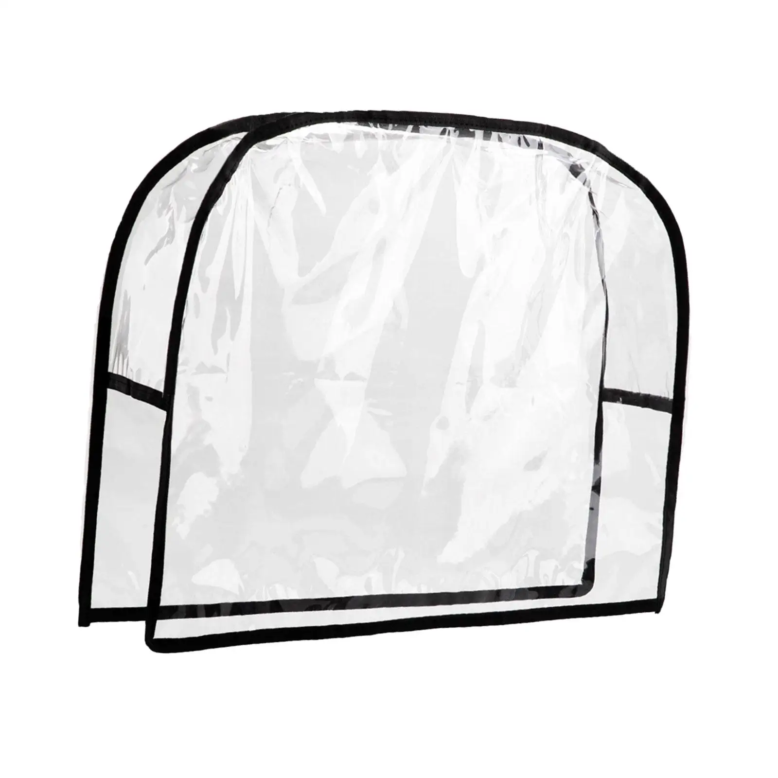 Cubierta trasera transparente para silla de peluquería, resistente al agua, estilo profesional para centro de belleza, SPA, salón, barbería