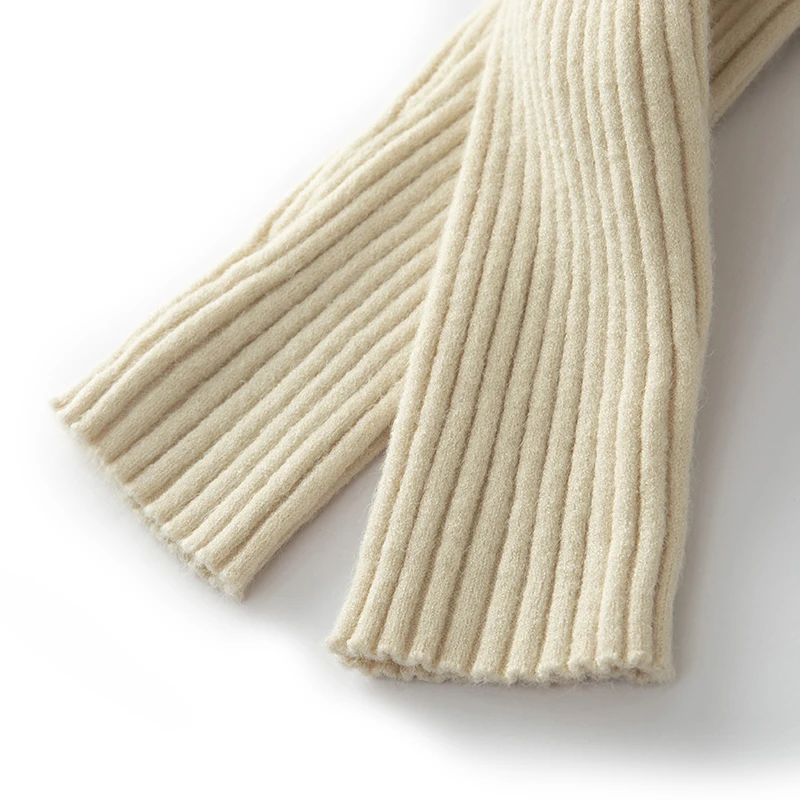 2024 Autumn New Style Knitted Slim Fit Base Layer Pants High Waist Nine Point Tight Elastic Thin Inner Wear Long Trousers