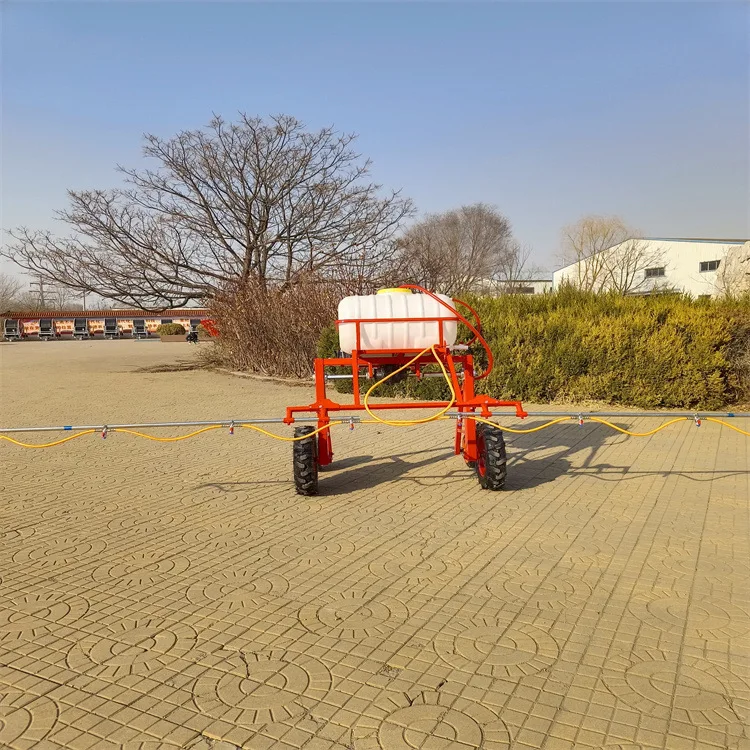 Pulverizador autopropulsado de mano, rociador elevado de trigo, maíz y verduras, rociador con ruedas
