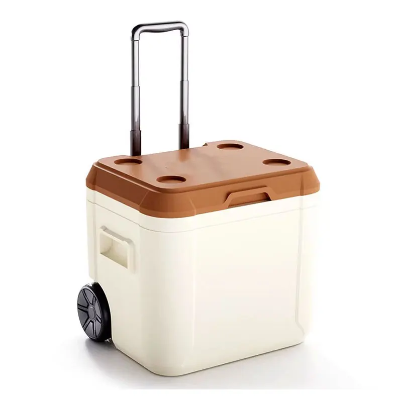 Fish cooler cooler Large cooler Portable outdoor picnic 52L