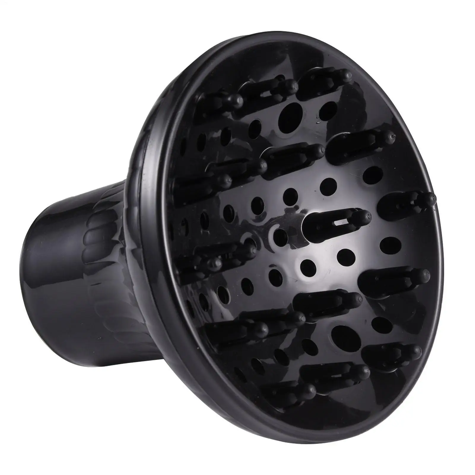 

Black Universal Hairdryer Diffuser Cover Adjustable Temperature Resistant Salon Tool for Dispersing And Dry Hair Accessory