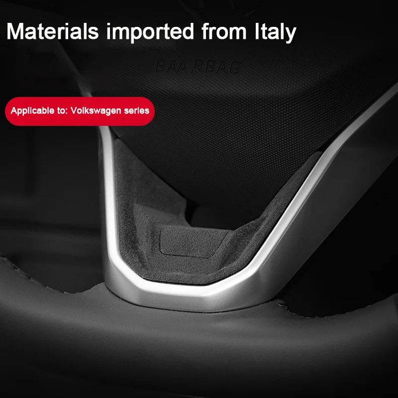 

Замшевая декоративная наклейка на руль автомобиля из алькантары для vw Volkswagen Tiguan L Magotan Passat b8 VW Golf 4 5 6 7 8 Lavida Polo