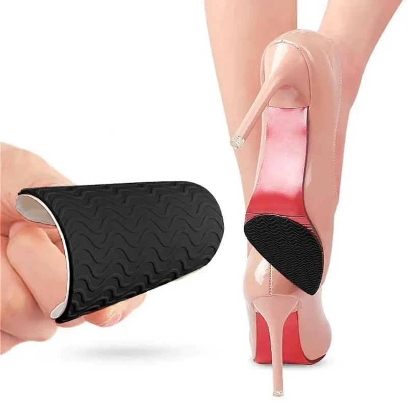 

1 Pair Anti-slip Silicone Stickers for Soles Repair Self Adhesive Patch DIY Ladies High Heels Protector Wearproof Shoes Insoles