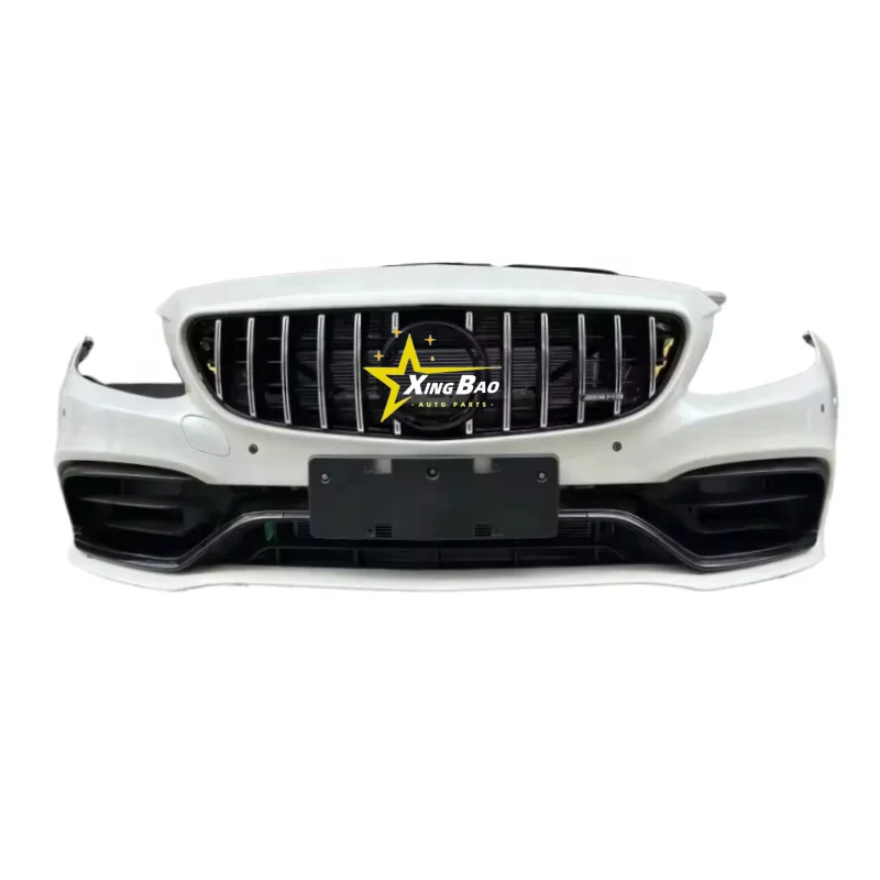 

Новый продукт для Mercedes bz W205 AMG C63 Coupe Body kit C63 Coupe модернизированный передний бампер в стиле AMG, автомобильные бамперы