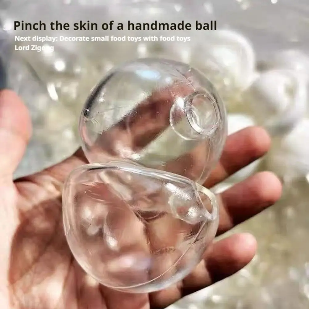 Diy Handmade Ball Trp Stress Relief Toys Jelly Grain Sugar Slow Rebound Toys Super Big 9cm For Relaxation Entertainment C4d7