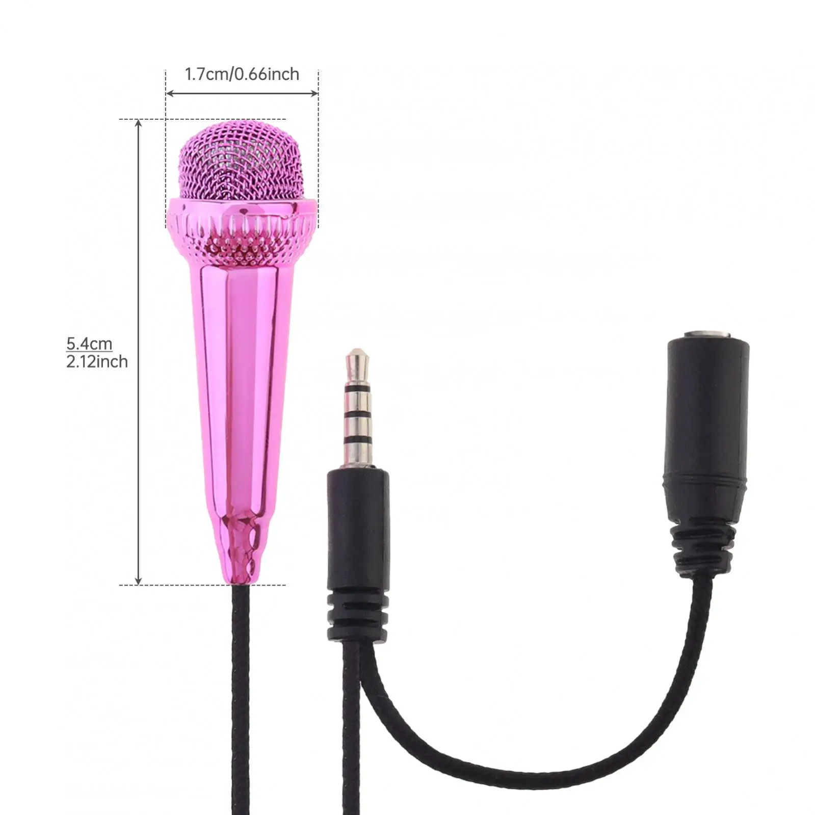 ميكروفون صغير محمول 3.5 ملم لأجهزة الكمبيوتر/الكمبيوتر المحمول التي تعمل بنظام Android، ميكروفون صوتي صغير محمول جميل #3