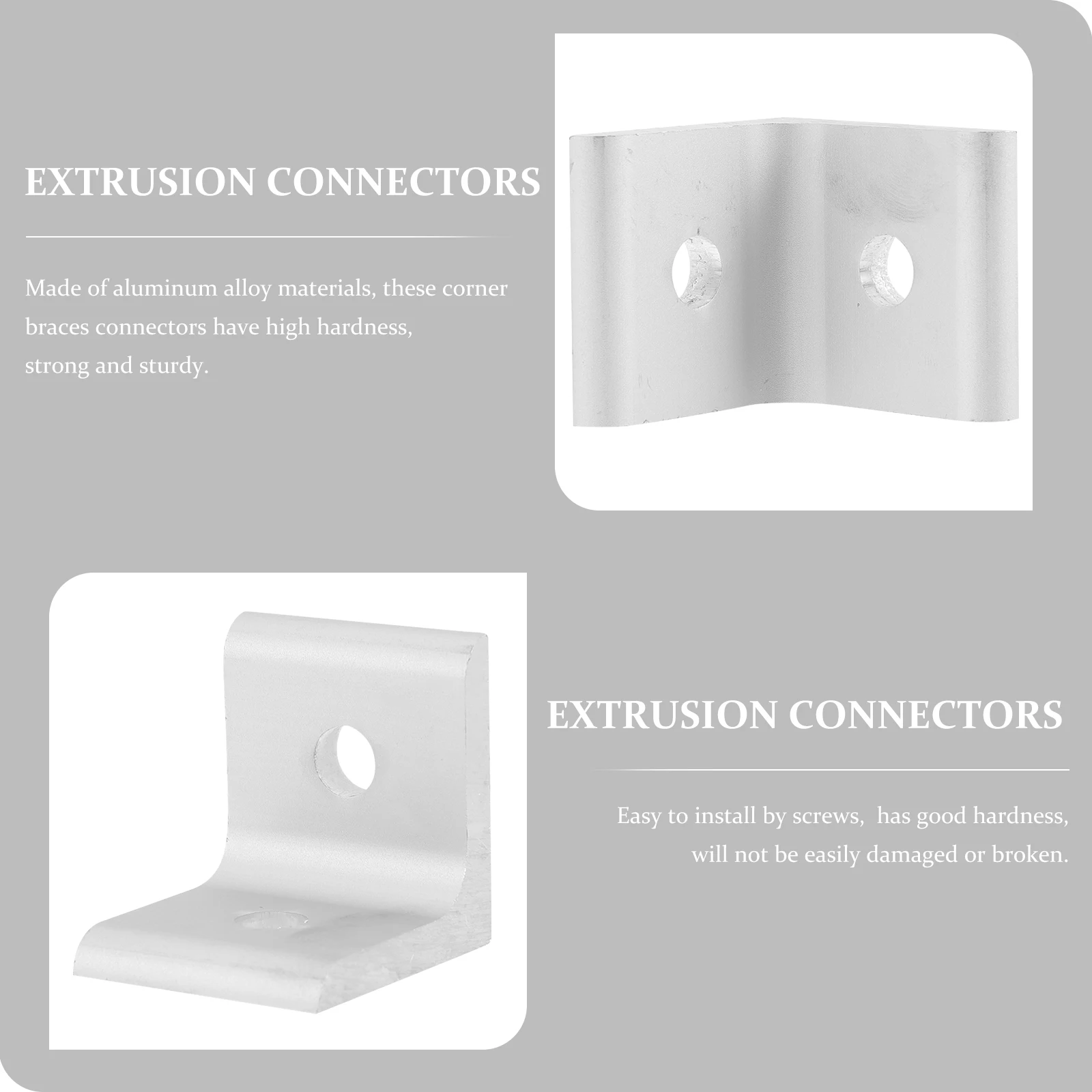 

10pcs Aluminum Extrusion Corner Brackets 4040 Profile Connectors Inside L Bracket For Cnc 3D Printer Robotics Industrial Frame
