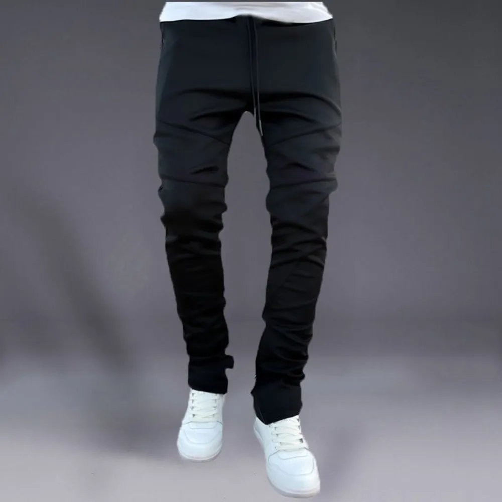 Sports Pencil Pants Men's Trousers Stretch Quick-drying Pants Slim-fit Invisible Open Crotch Outdoor Sex Casual Imitation Denim