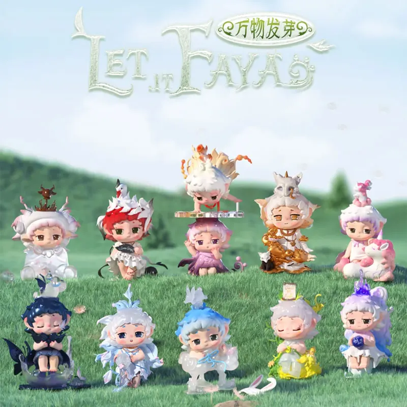 

[New Product] Heyone Black Play Faya All Things Sprout Series Blind Box 2025 New Trendy Play Handheld Ornament