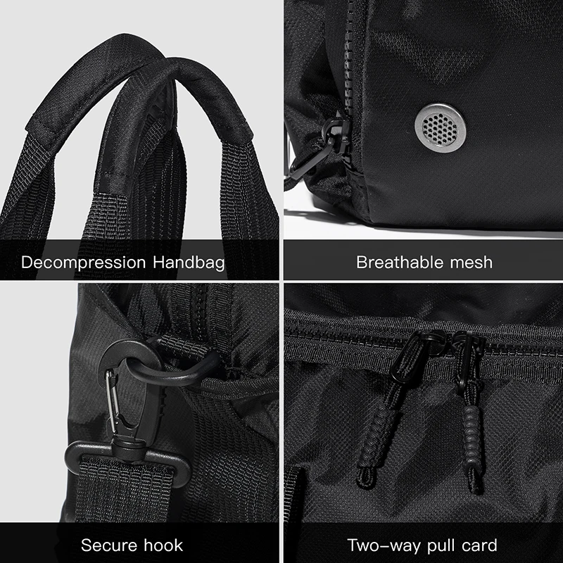 Volunteer 30L Men's Crossbody Gym Bag Waterproof Travel Sports Fitness Bag Male Large Capacity Multifunctional Handbag 1809-11