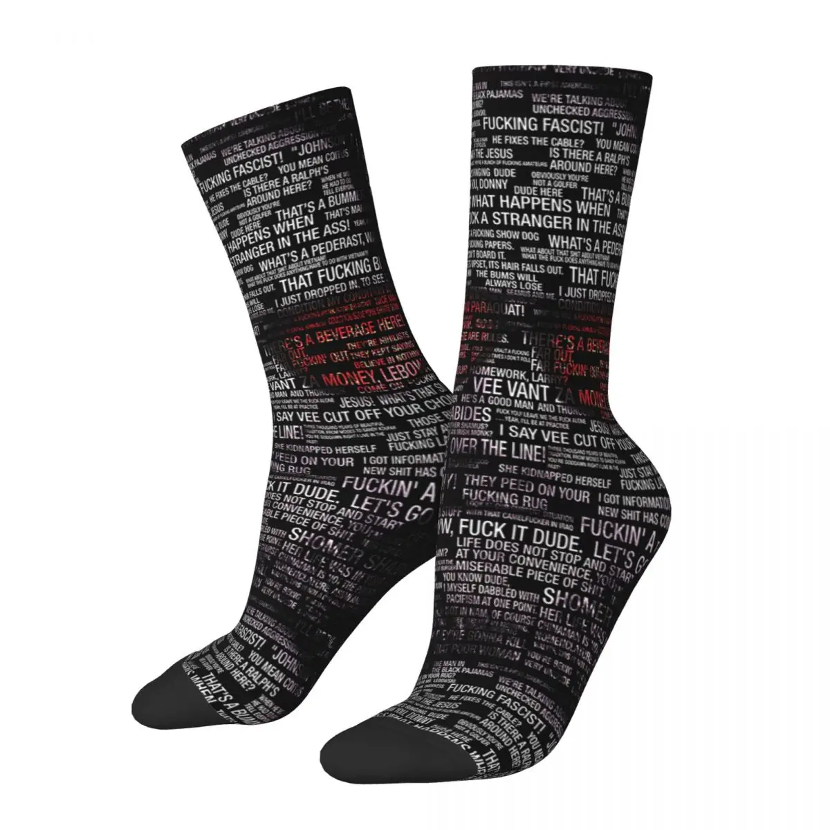 All Season Cool Women Men The Big Lebowski Language Socks Accessories Cozy Socks Cotton Best Gifts