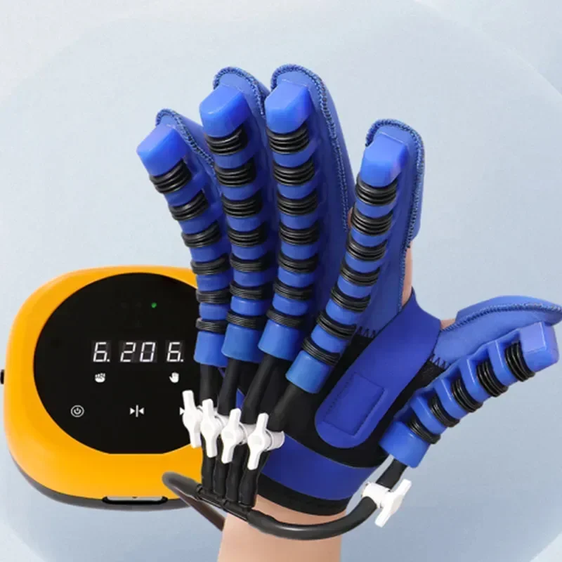 Upgrade Rehabilitation Robot Gloves Electric Hands-on Function Exercise Hand Intelligent Pneumatic Finger Rehabilitation Trainin