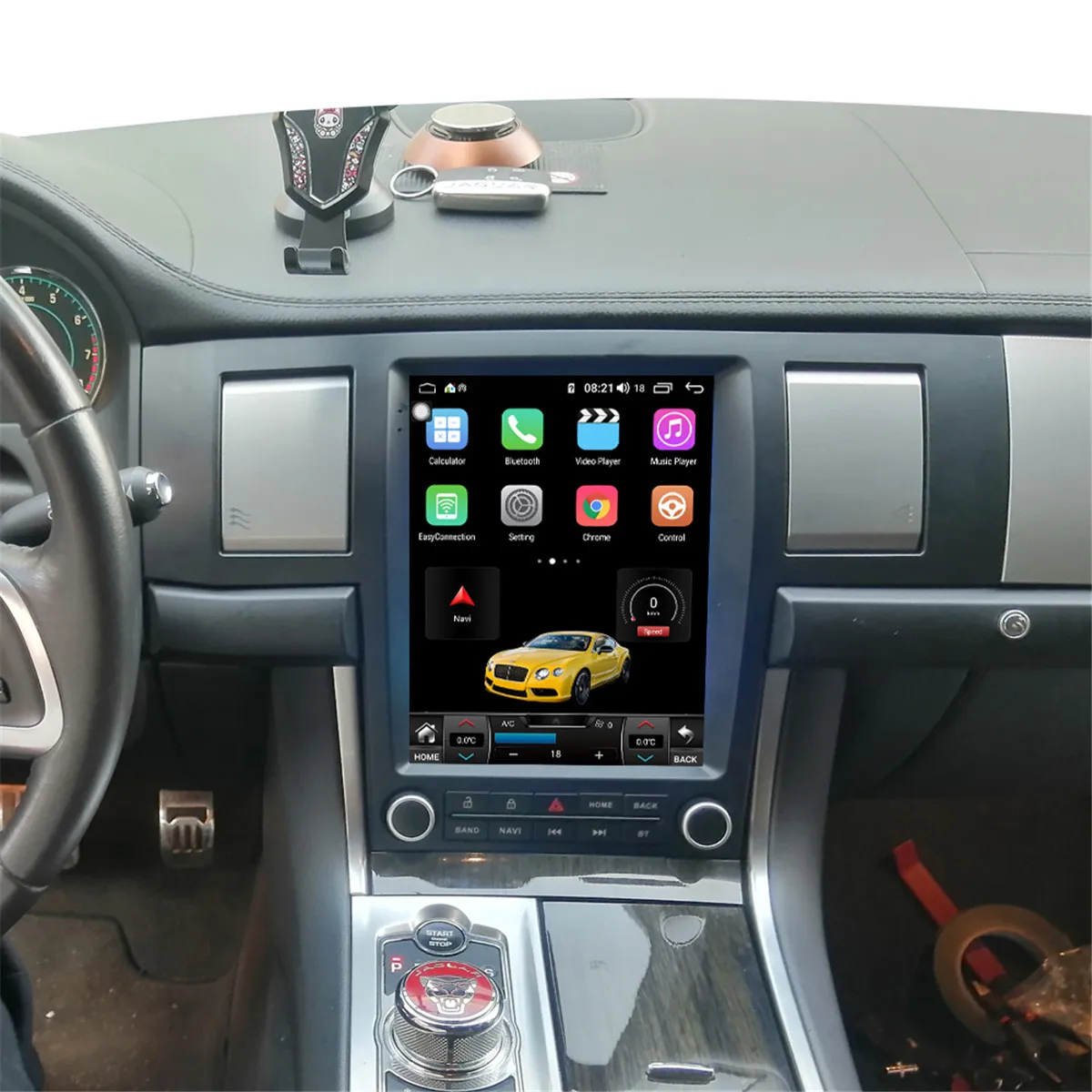 

Tesla Android 14 8+256GB For Jaguar XF XFL 2004-2015 Carplay Car GPS Navigation Auto Headunit Multimedia Player Radio DSP Stereo