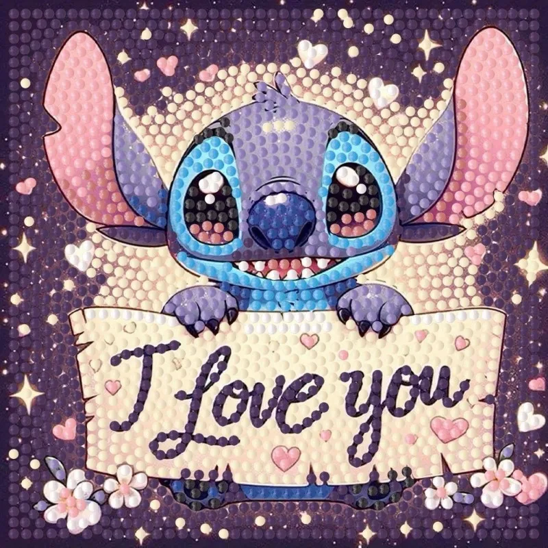 ديزني اليدوية diy الماس اللوحة الإبداعية الجديدة 3D الوالدين والطفل غرزة الكرتون لغز شخصية عطلة هدية الاطفال اللعب #4