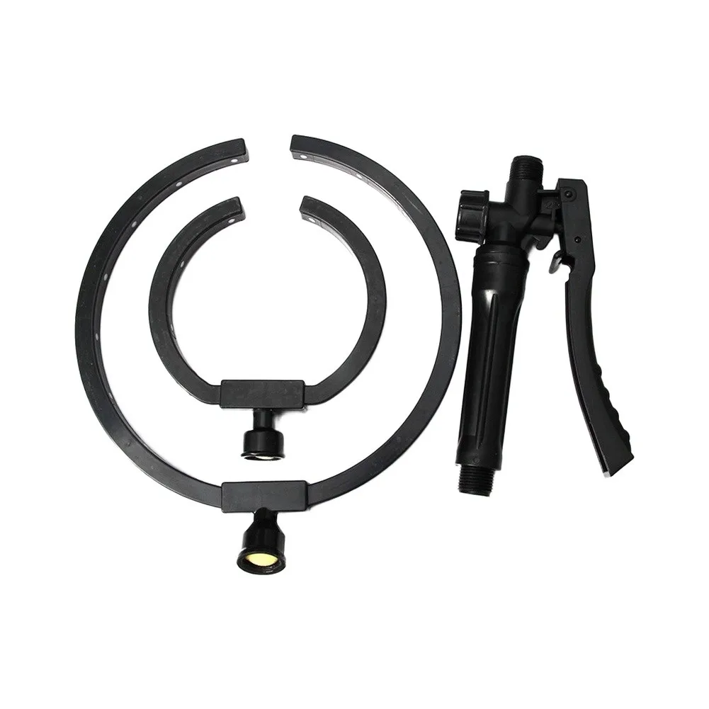 Reusable For Mist Spray Nozzle for Outdoor Farm Garden Irrigation Sprayer Black Plastic 12cm and 20cm Size Lightweight