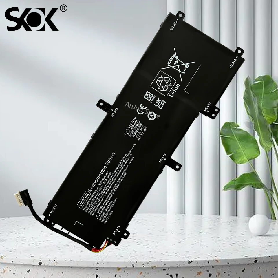 

Аккумулятор VS03XL для HP Envy 15-AS 15T-AS Series: 15T-AS100 15-AS133CL 15-AS152NR 15-AS043CL 15-AS182CL AS020NR AS068NR AS027CL