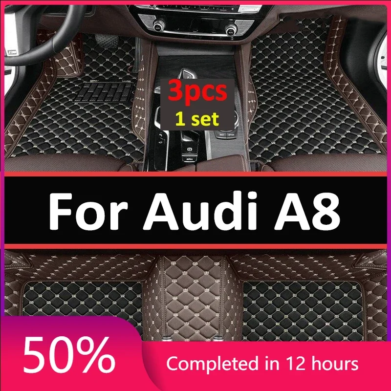 

Car Floor Mats For Audi A8 D3 4E 2006~2010 Carpet Luxury Leather Mat Durable Rug Interior Part Anti Dirt Pad Car Accessories