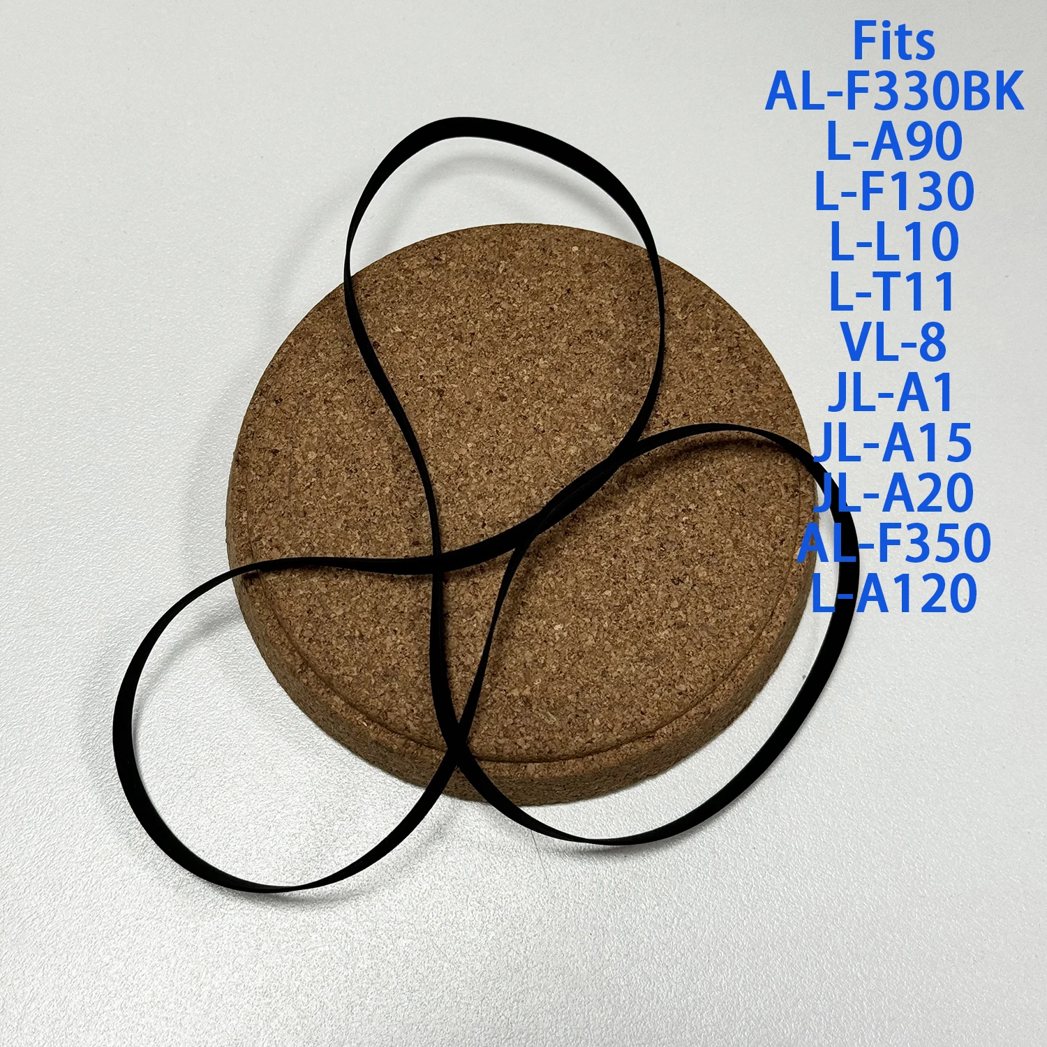 Image of Flacher Antriebsriemen Passend für JVC AL-F330BK L-A90 L-F130 L-L10 L-T11 VL-8 JL-A1 JL-A15 JL-A20 AL-F350 L-A120 Plattenspieler-Plattentellerriemen
