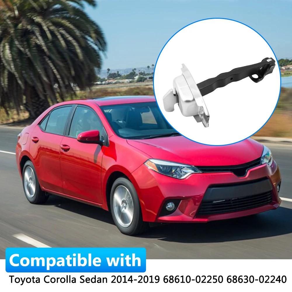 Links Rechts Tür Überprüfen Strap Stopper Grenze Stange Scharnier für Toyota Corolla Limousine 2014 2015 2016 2017 2018 2019 68610-02250 – Detail 20