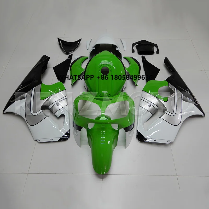 

New Full Fairing Kit for Kawasaki ZX12R 2000-2001 Abs Plastic Motorcycle Cowlings Black White Green