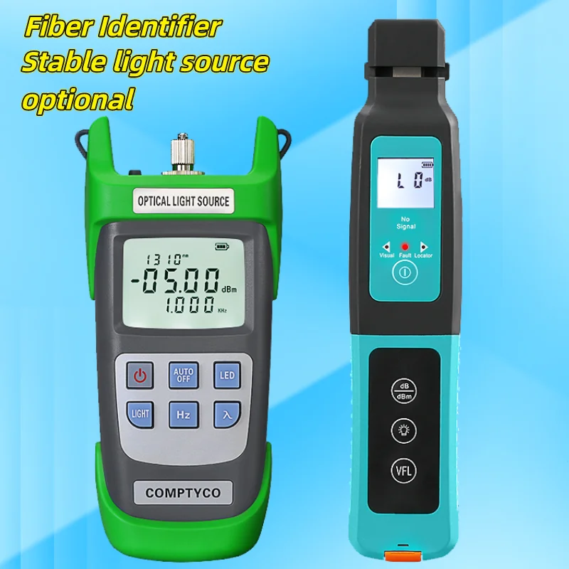 AUA-40 Optical Fiber Identifier(Built-in 10mw VFL and LED Light) and AUA-D1315 Optical Fiber Stable Light Sourse (Optional)