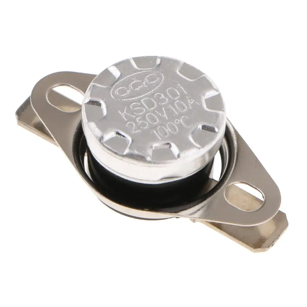 Aluminum KSD301 NO Thermostat Temperature Controlled Switch for Microwave Oven Refrigerator Iron Water Heater PC