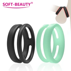 Cock Ring Reusable Silicone Stretchy Penis Ring Delay Ejaculation Erectile Time Lasting Penis Enlargement Sex Toys For Men Adult