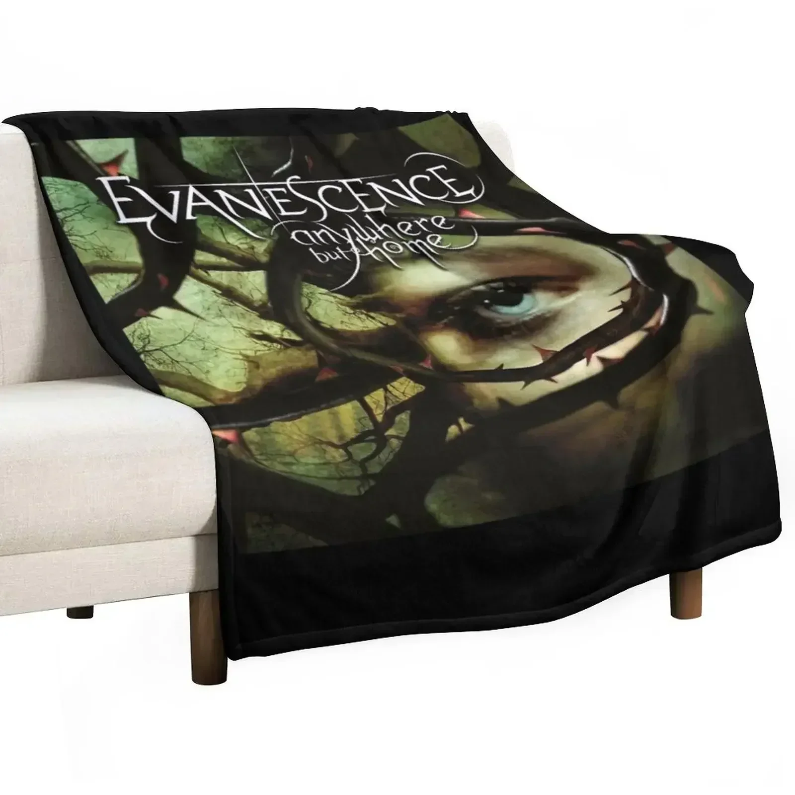 Evanescence Rock band Throw Blanket Baby Thins Custom Soft Plush Plaid valentine gift ideas for winter Blankets