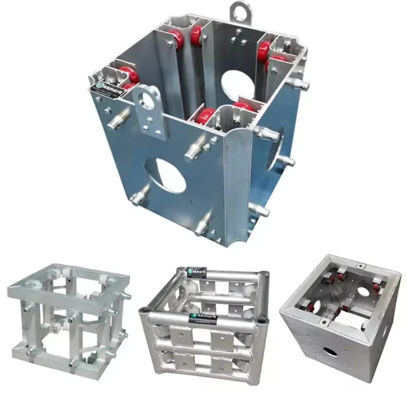 

【Factory Price】Aluminum Truss Roof Tower System Ground Support Sleeve Block 12 Inch Square Lighting Box