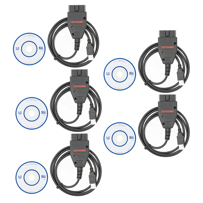 5-кратный кабель Eobd2 Flasher Galletto 1260, инструмент для программирования интерфейса авточипа Remap Flasher